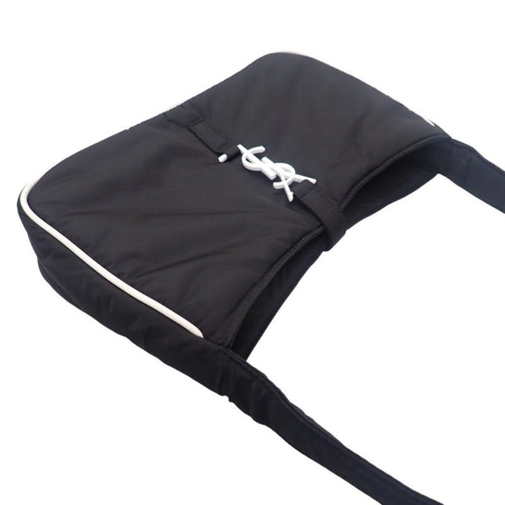 Saint Laurent LE 5 A7 Crossbody Fabi1 Shoulder Bag Nylon Black - Picture 3 of 10